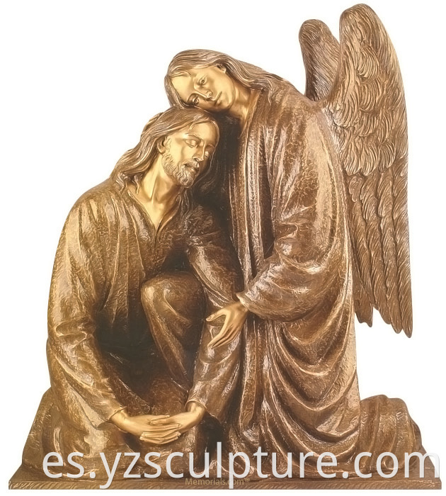bronze Jesus statue